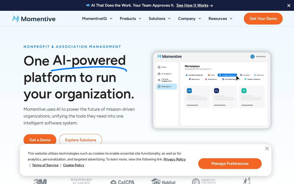 Communitybrands website preview