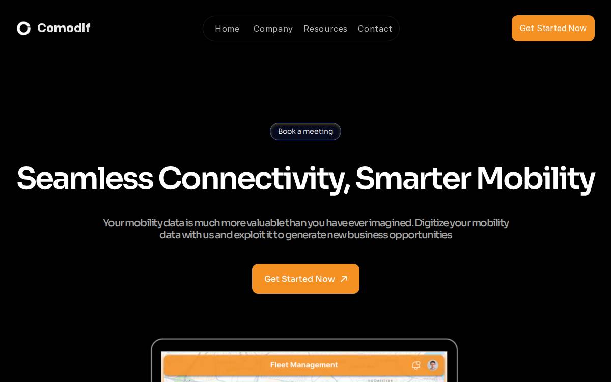 Comodif website preview