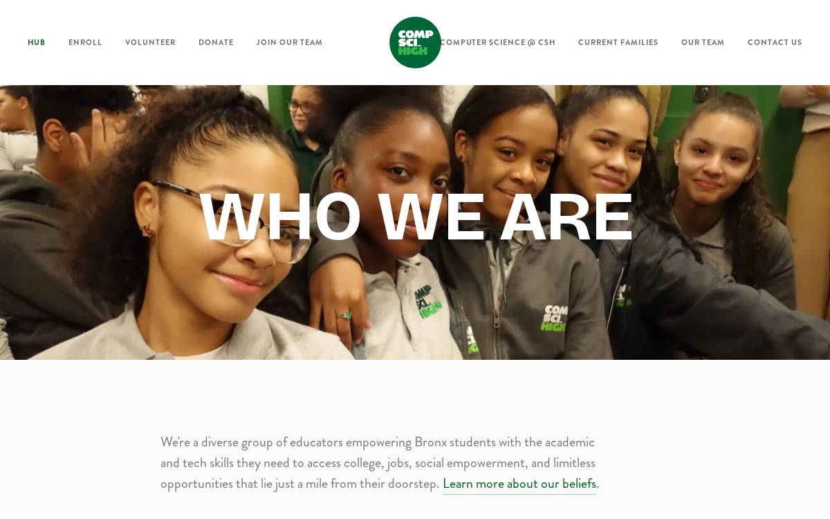 Comp Sci High 1 School | NY High website preview