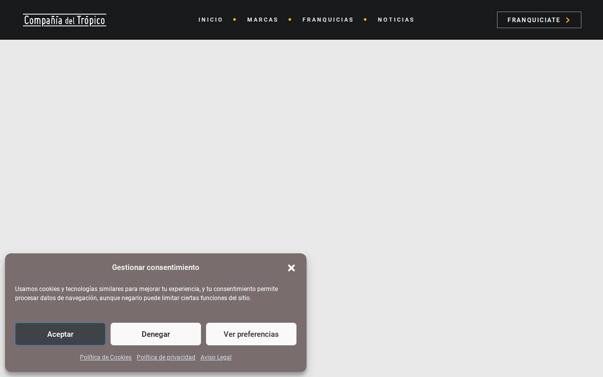 Compania Del Tropico website preview