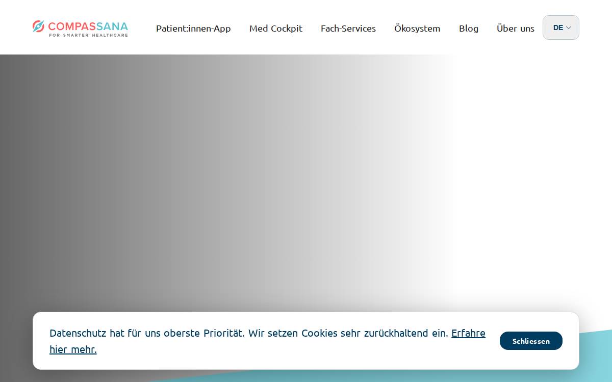 Compassana website preview