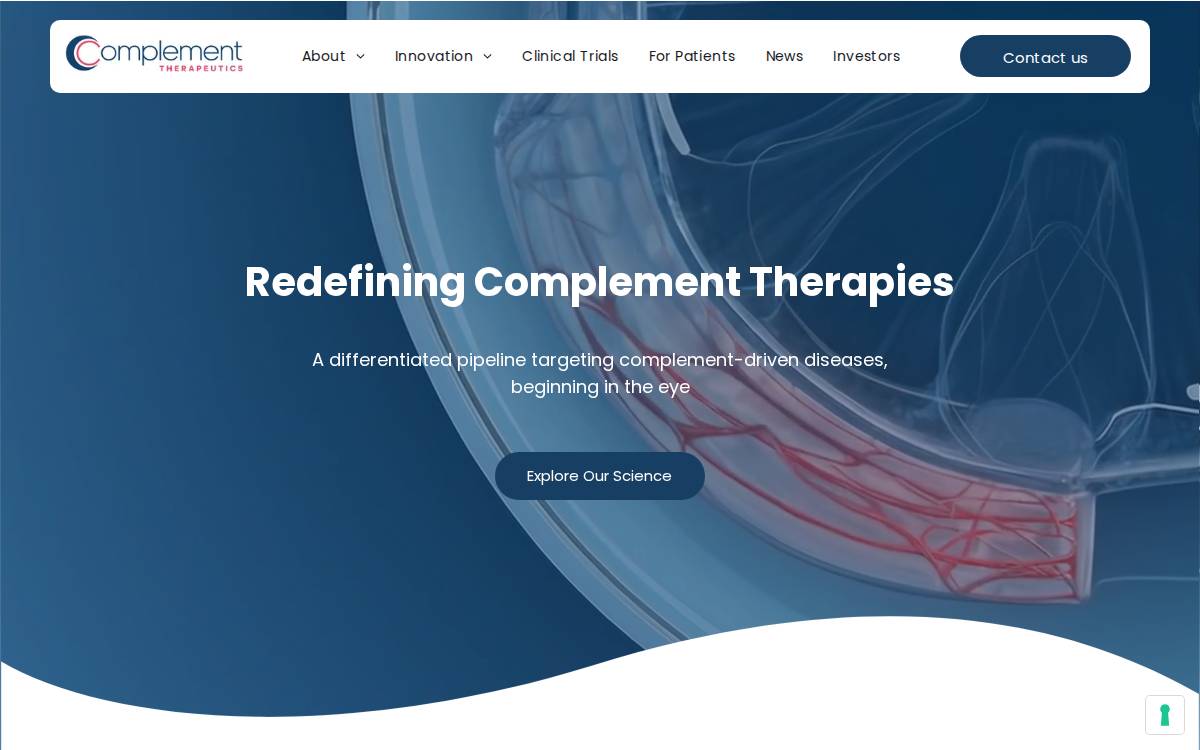 Complement Therapeutics website preview