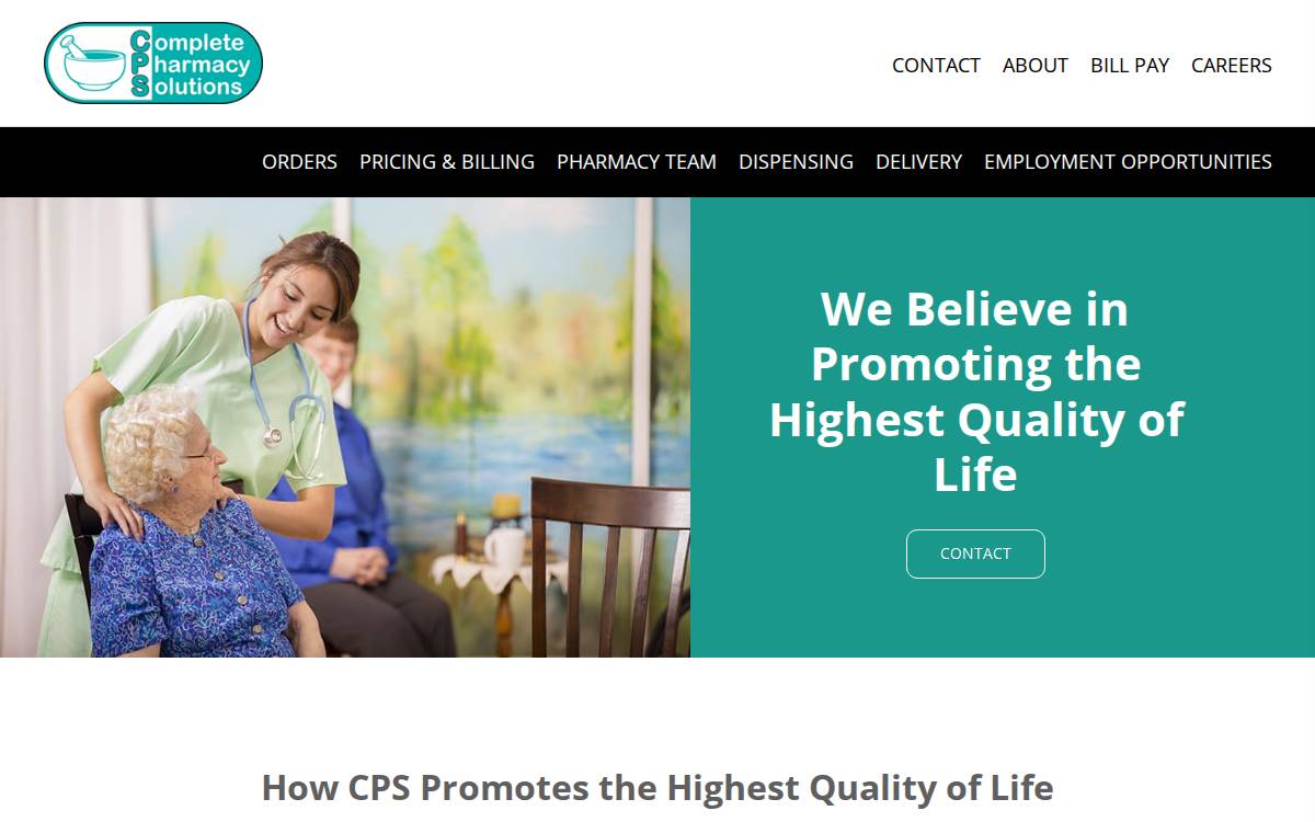 Completepharmacysolutions website preview