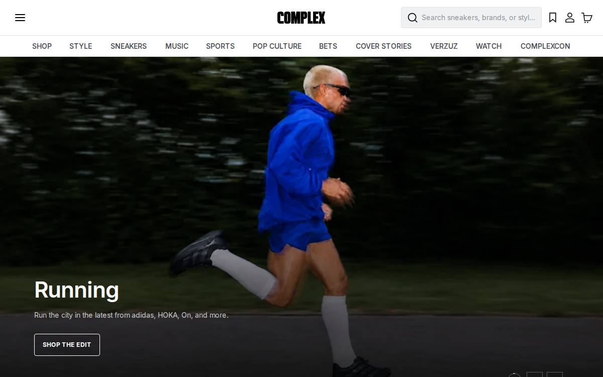Complex website preview