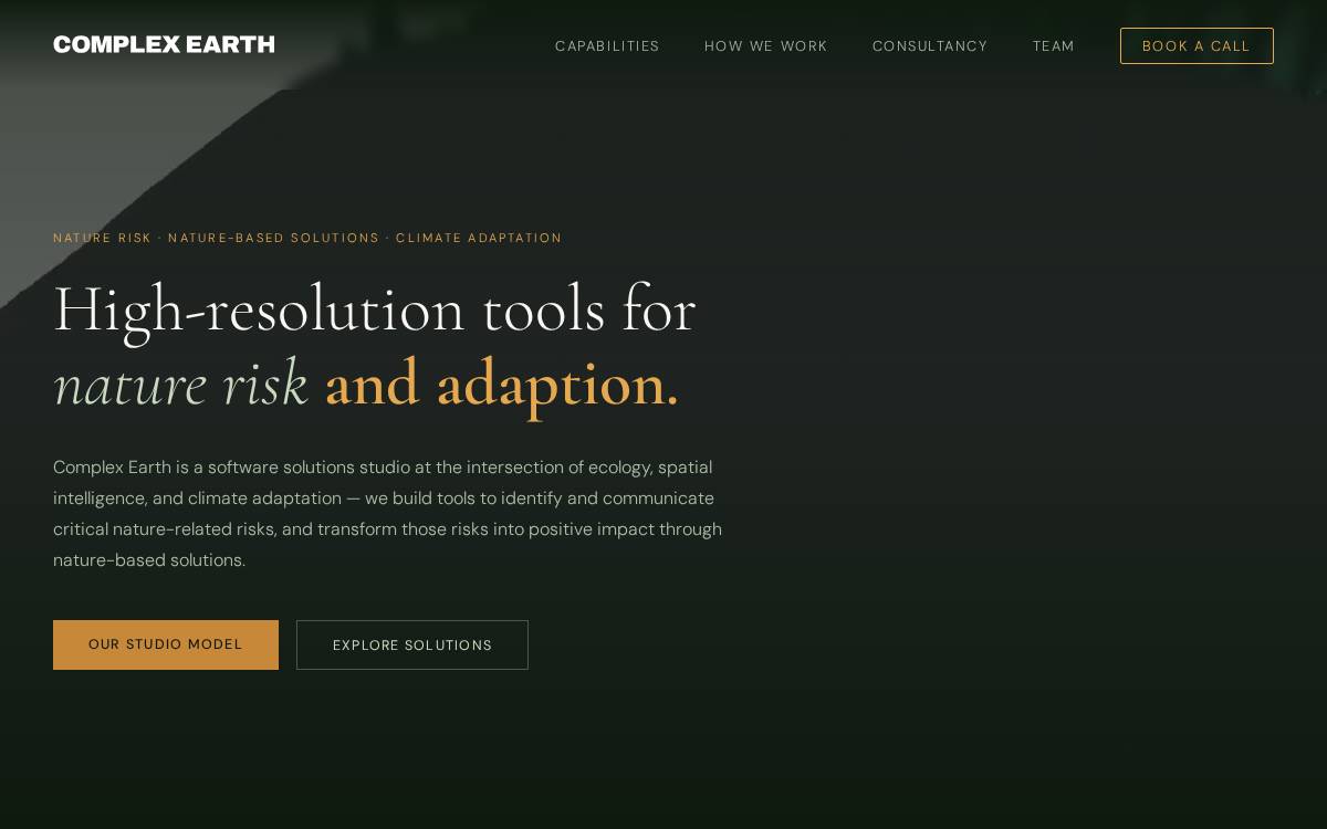 Complexearth website preview