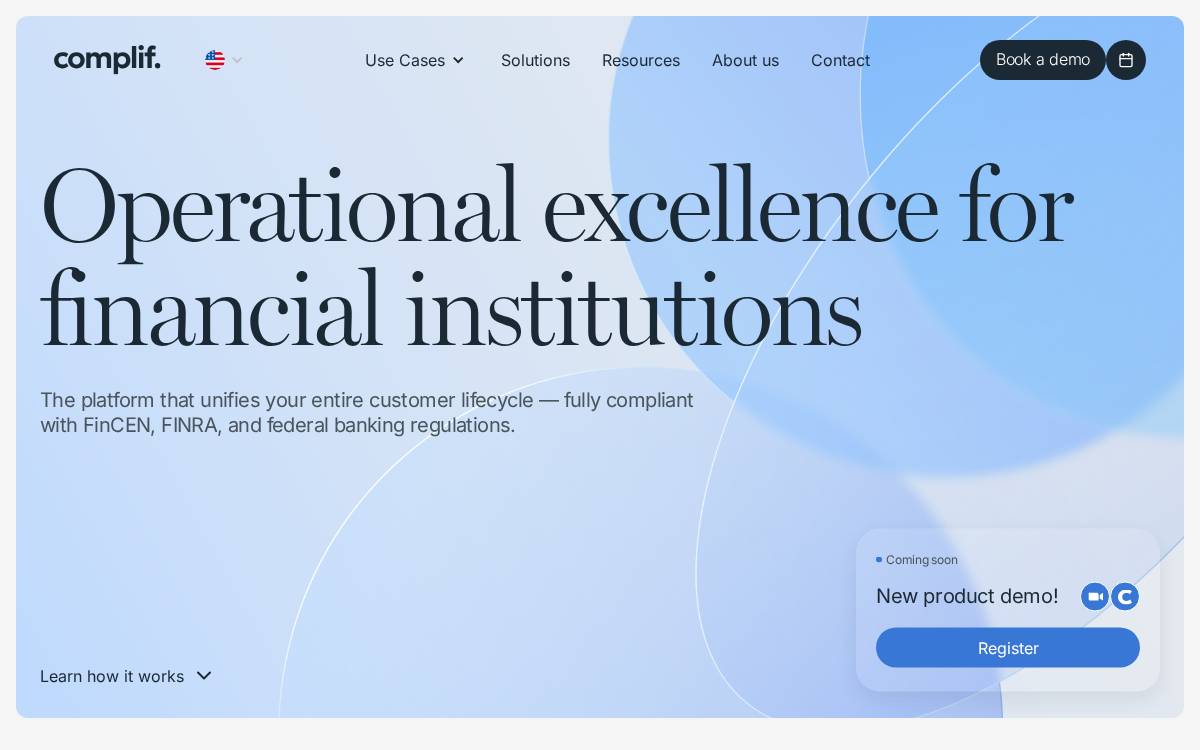 Complif website preview