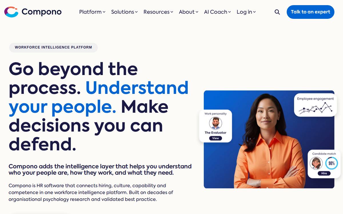 Compono website preview