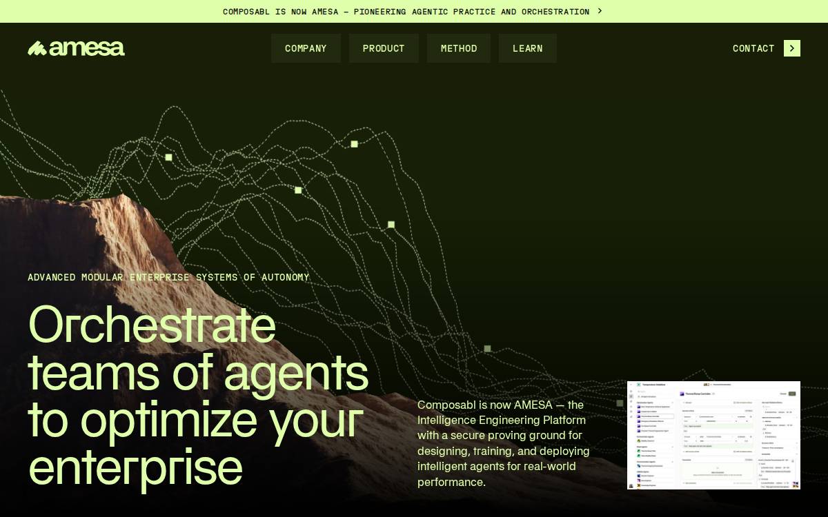 Composabl website preview