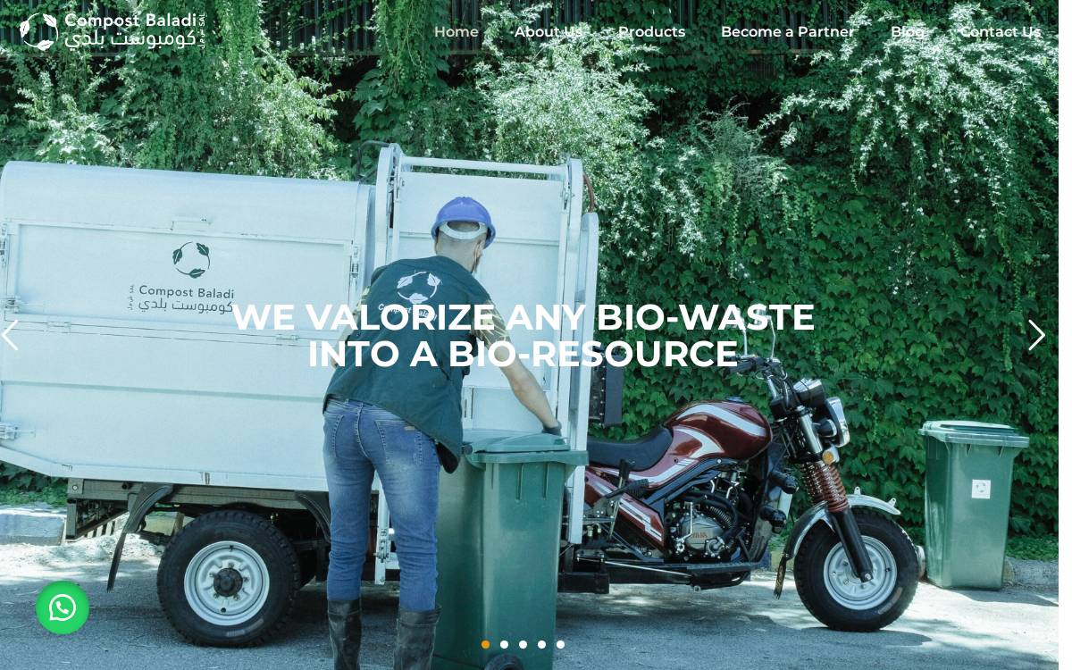 Compost Baladi website preview