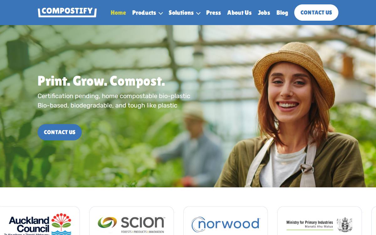Compostify website preview