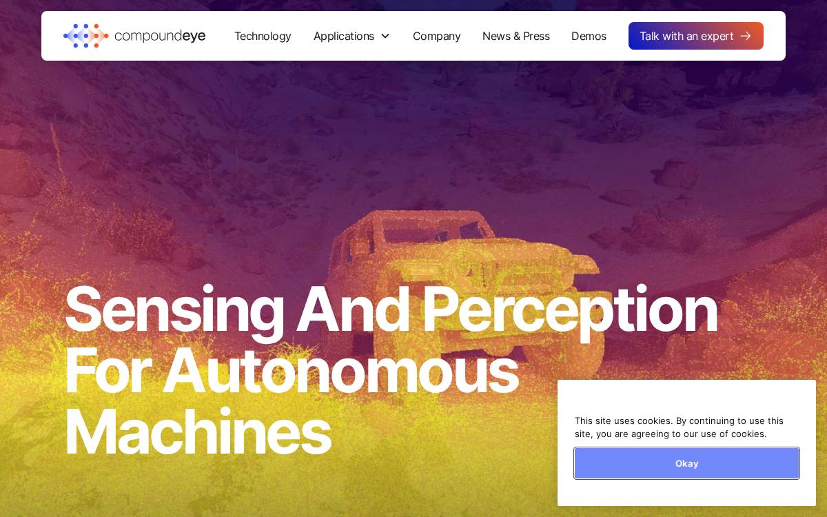 Compound Eye, Inc. website preview