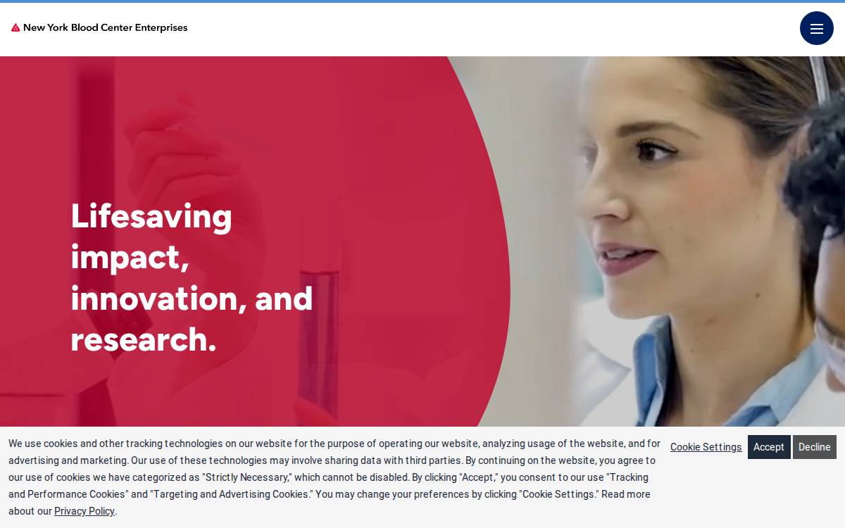 Comprehensive Cell Solutions (CCS) website preview