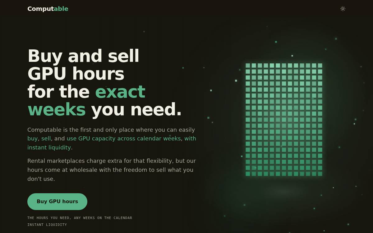 Computable website preview