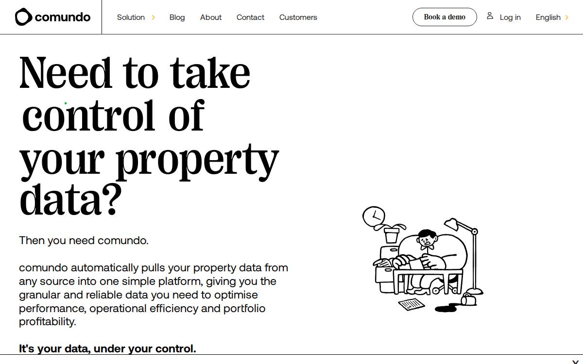 Comundo website preview