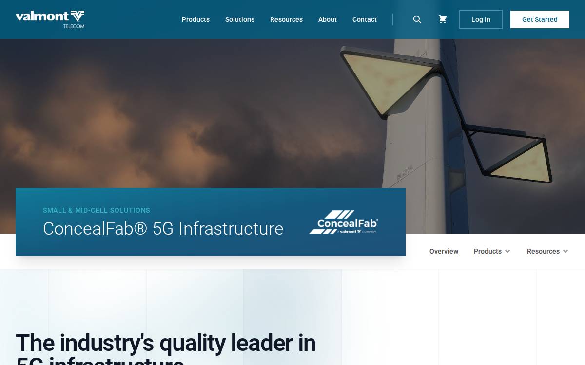 ConcealFab Corporation website preview