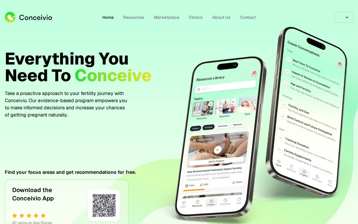Conceivio website preview