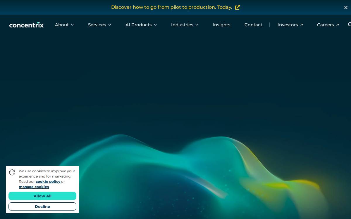 Concentrix website preview