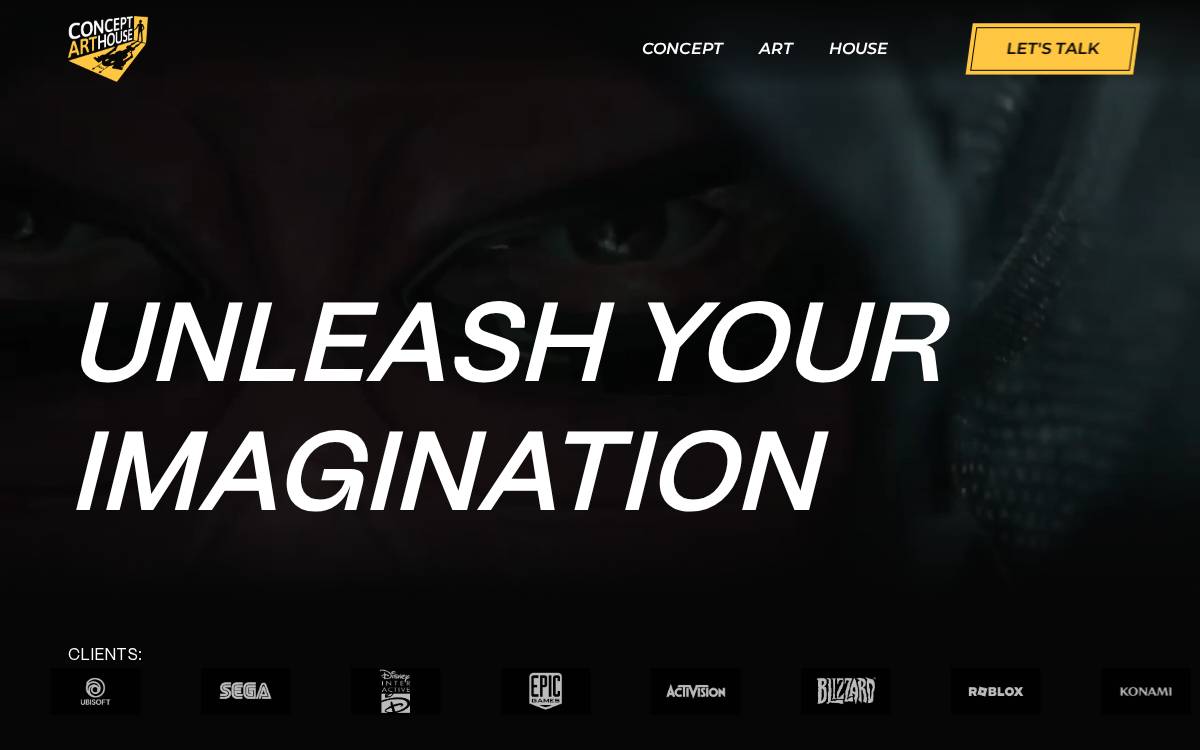 Concept Art House website preview