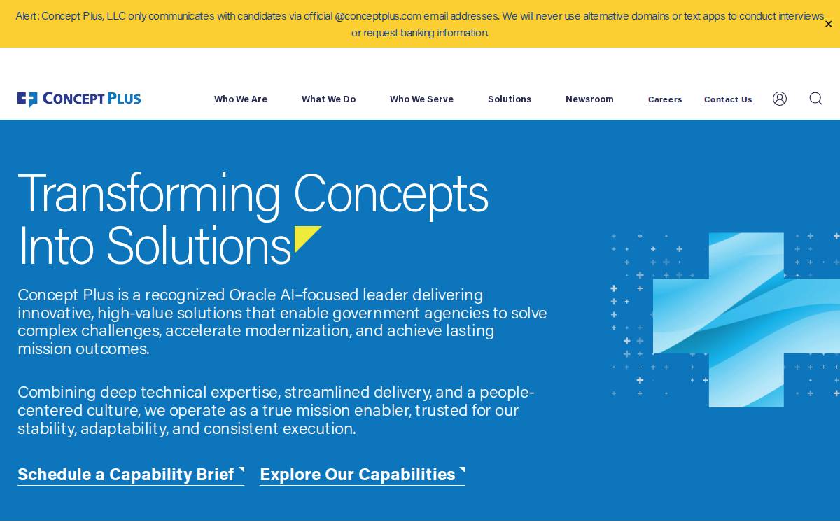 Conceptplus website preview