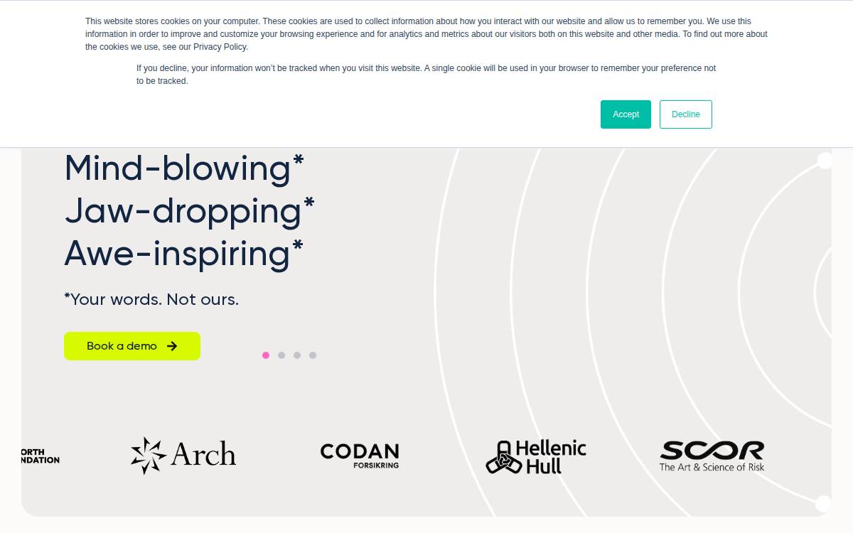 Concirrus website preview