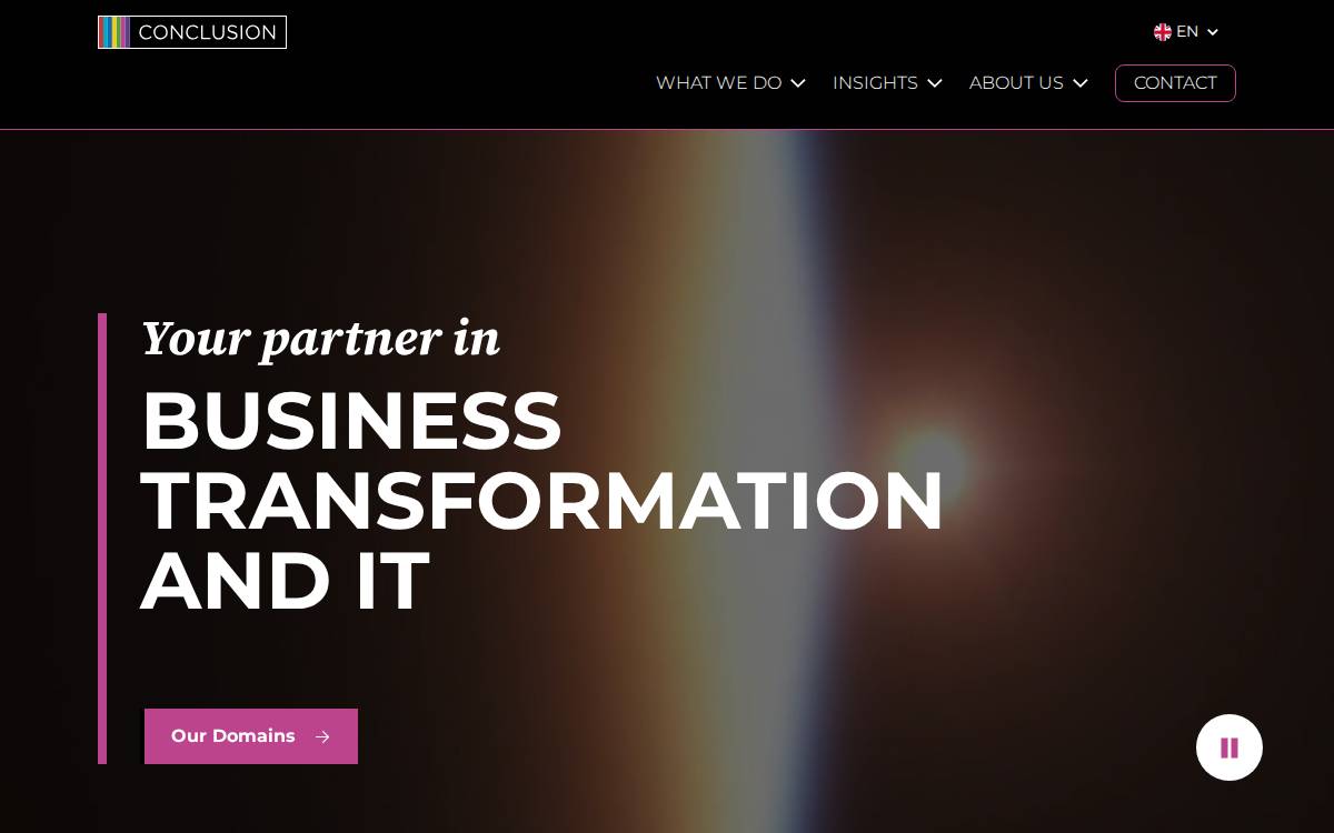 Conclusion website preview