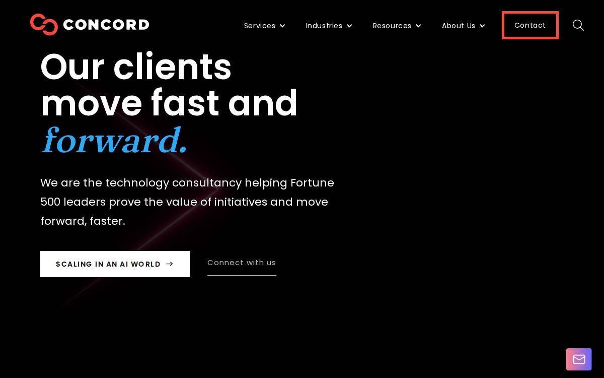 Concord website preview