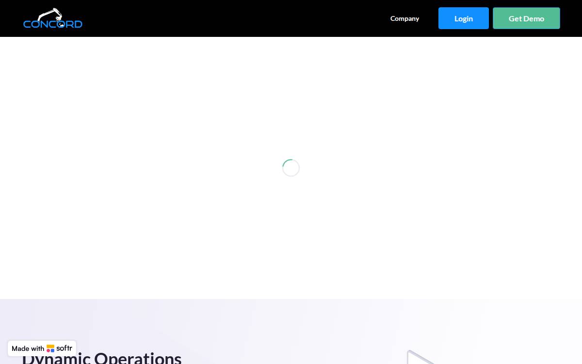 Concord Materials website preview