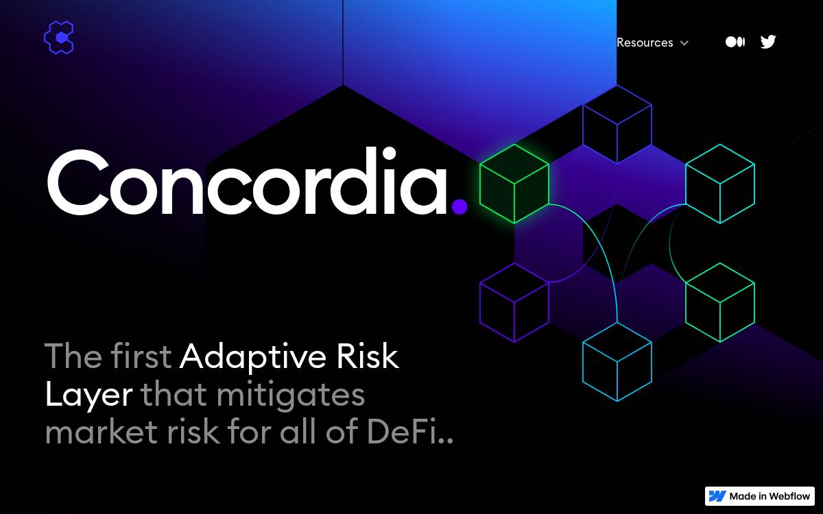 Concordia website preview