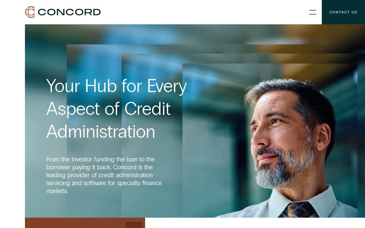 Concord Servicing website preview