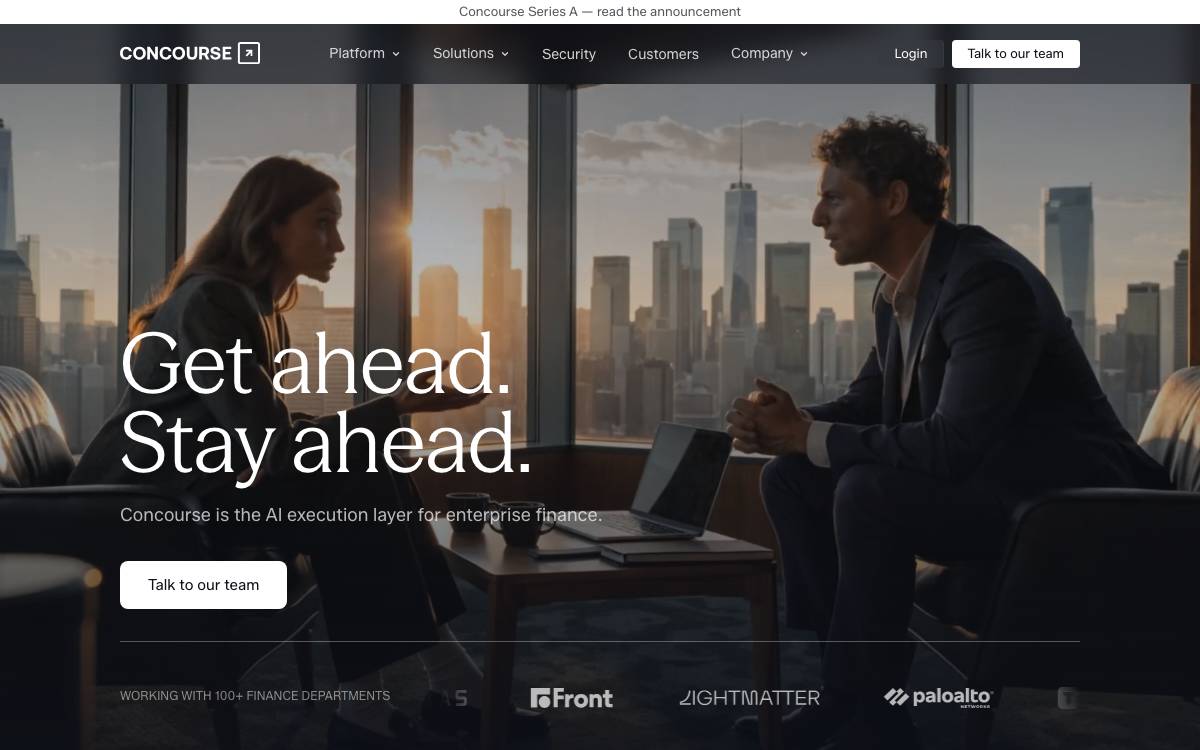 Concourse website preview