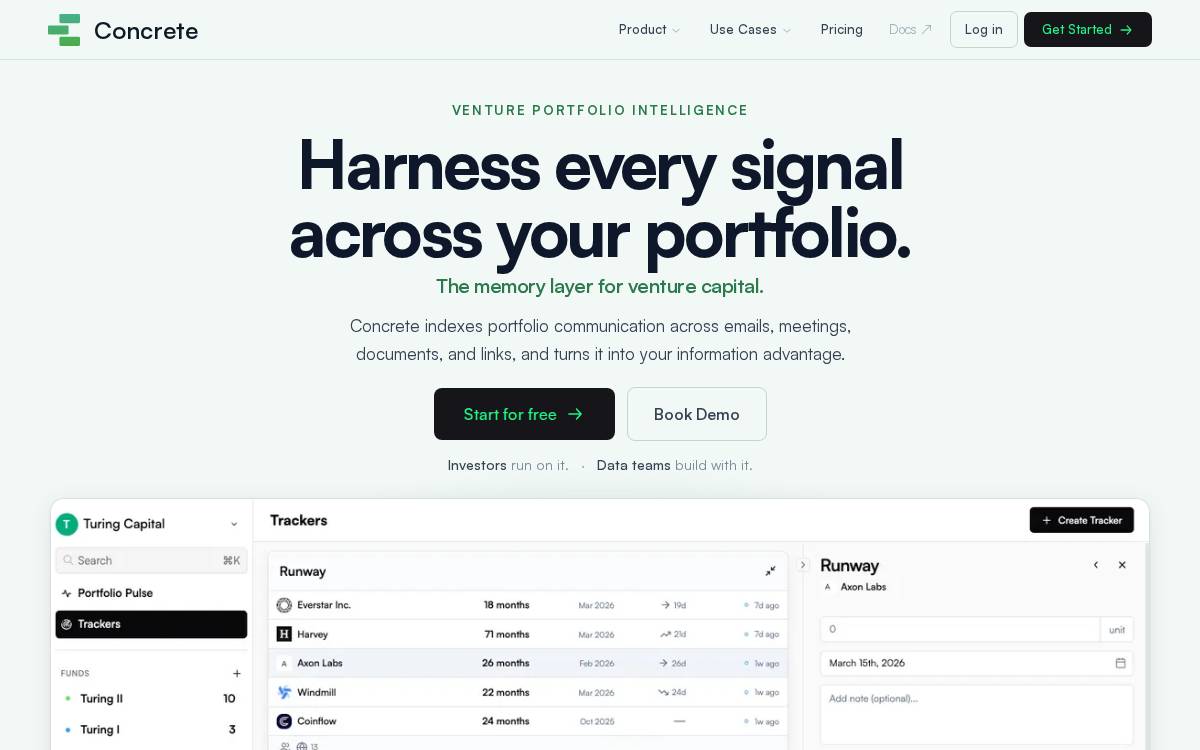 Concretehq website preview