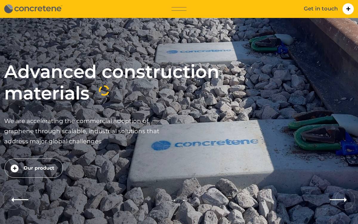 Concretene website preview