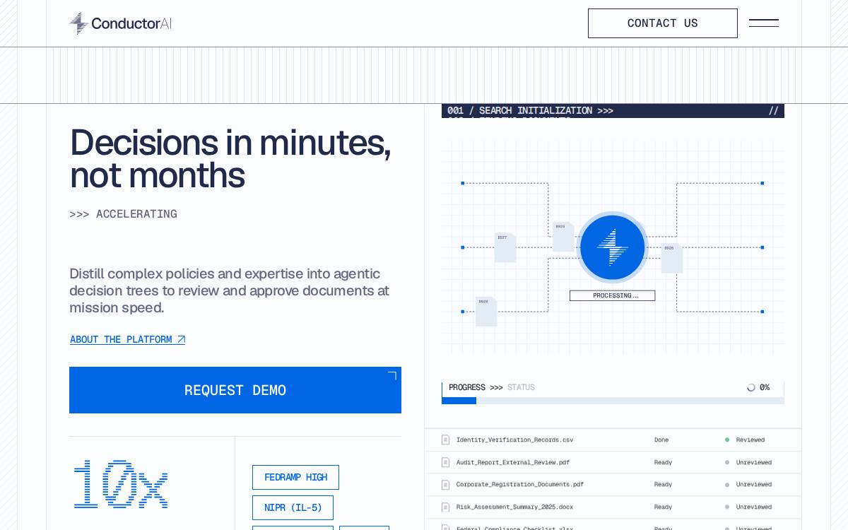 Conductor AI website preview