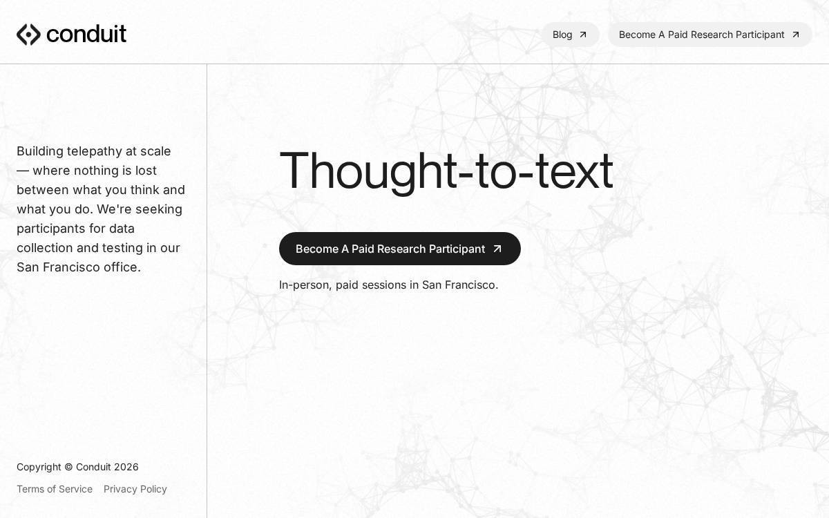 Conduit website preview