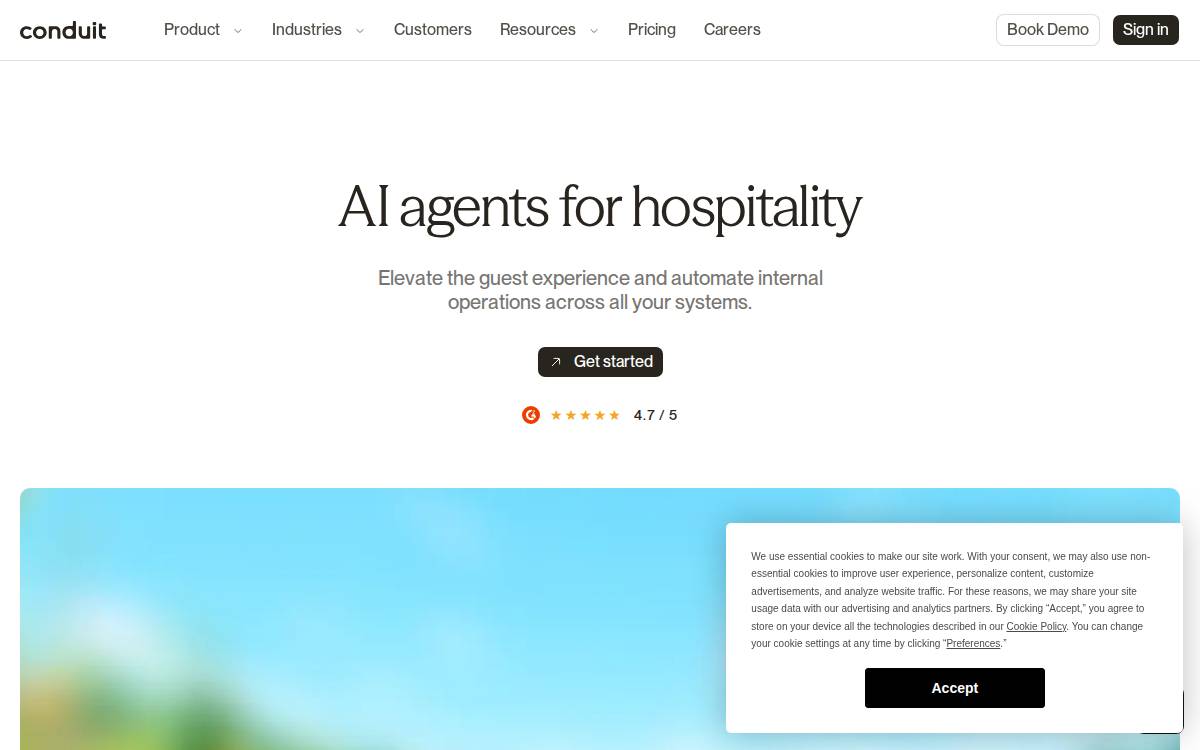 Conduit website preview