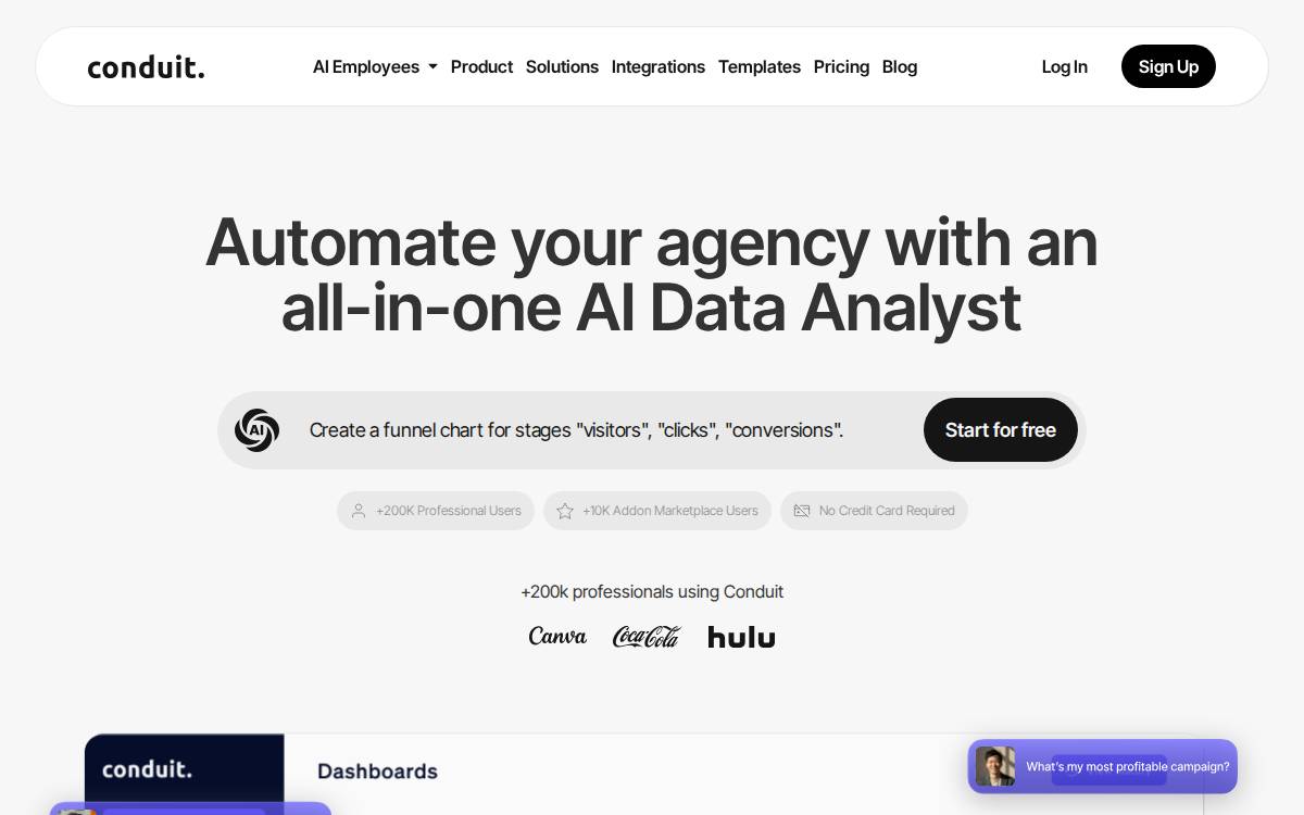 Conduit Data San Francisco website preview