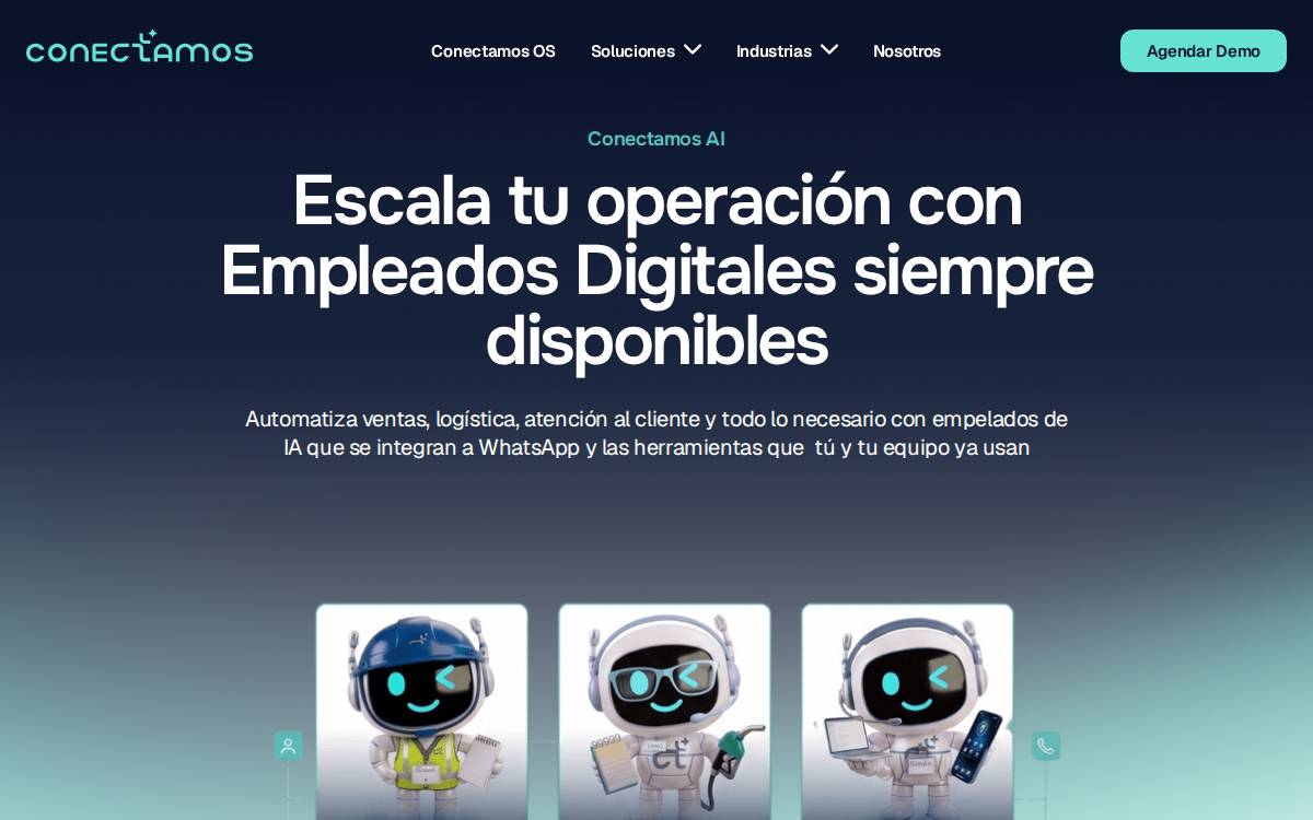 Conectamos website preview