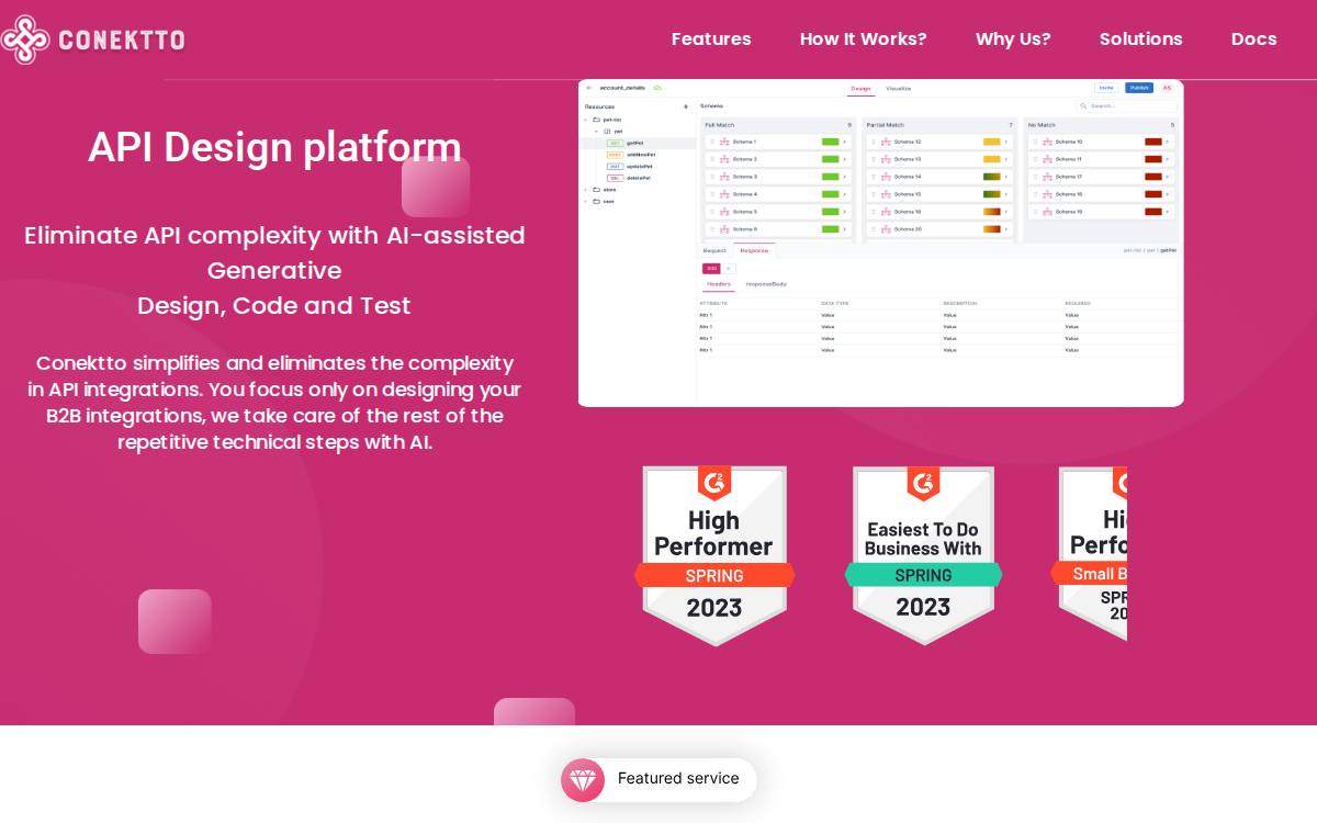 Conektto website preview