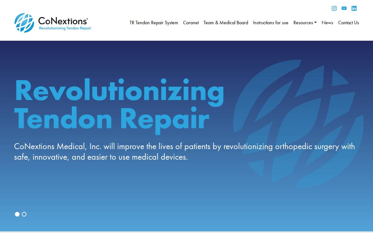 CoNextions website preview