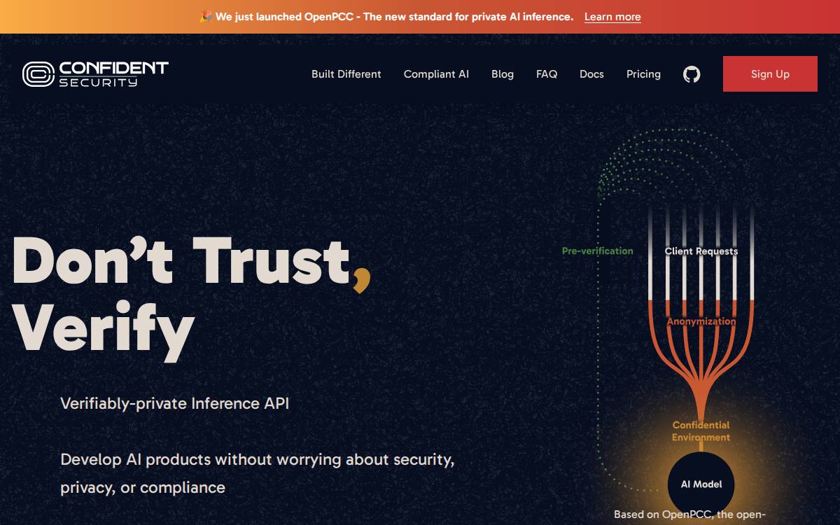 Confident website preview