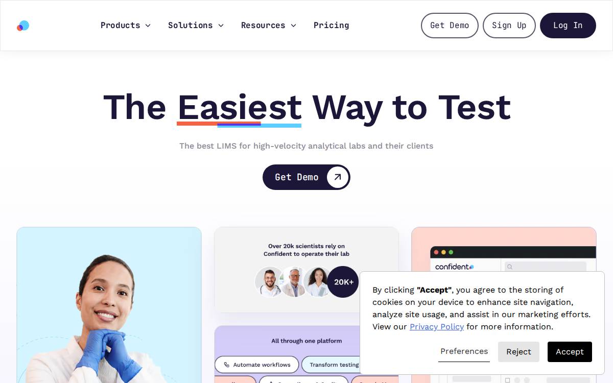 Confident Cannabis website preview