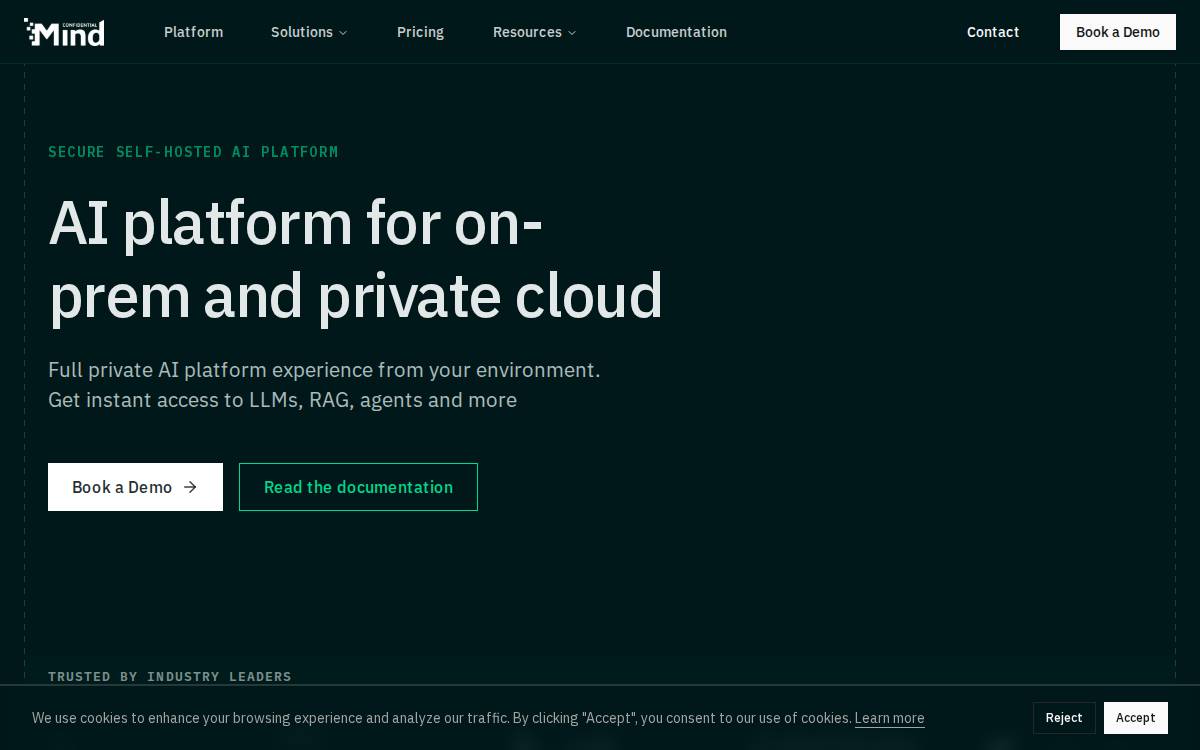 ConfidentialMinds website preview