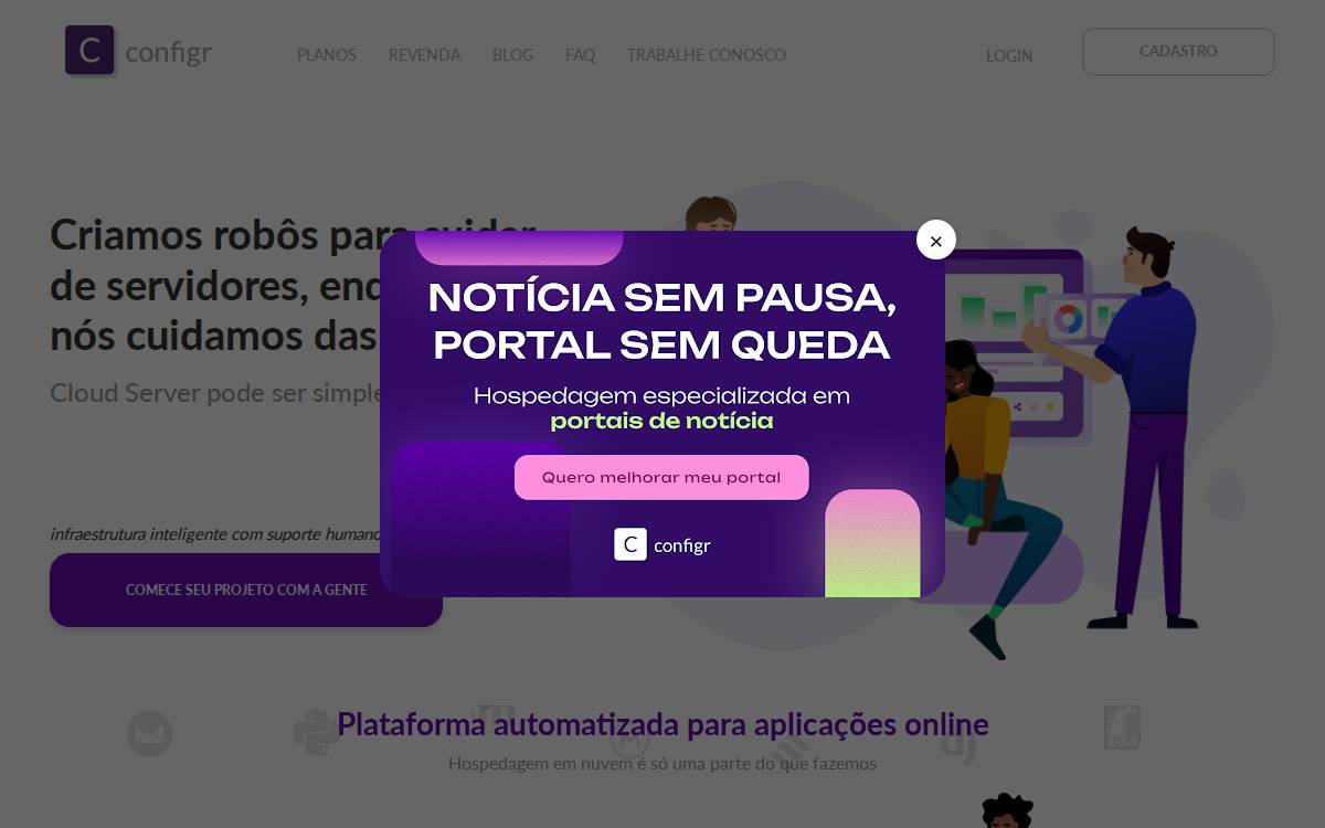CONFIGR website preview