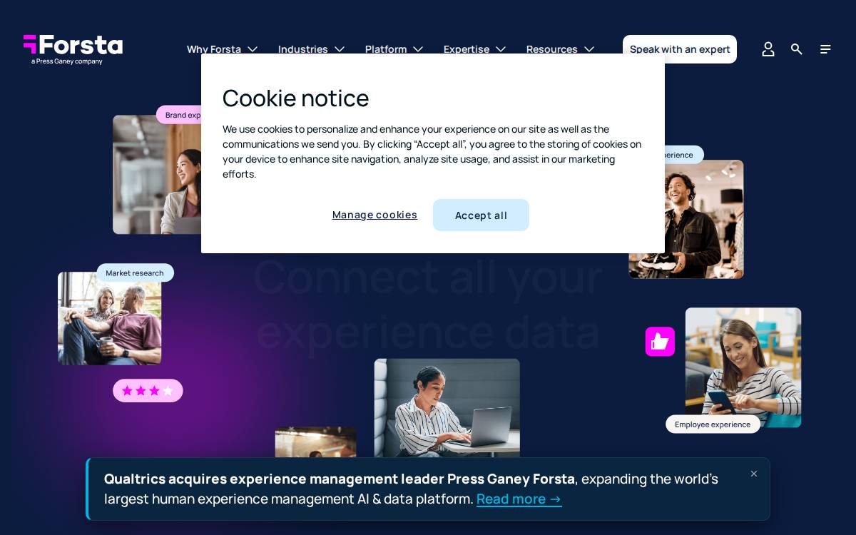 Confirmit website preview