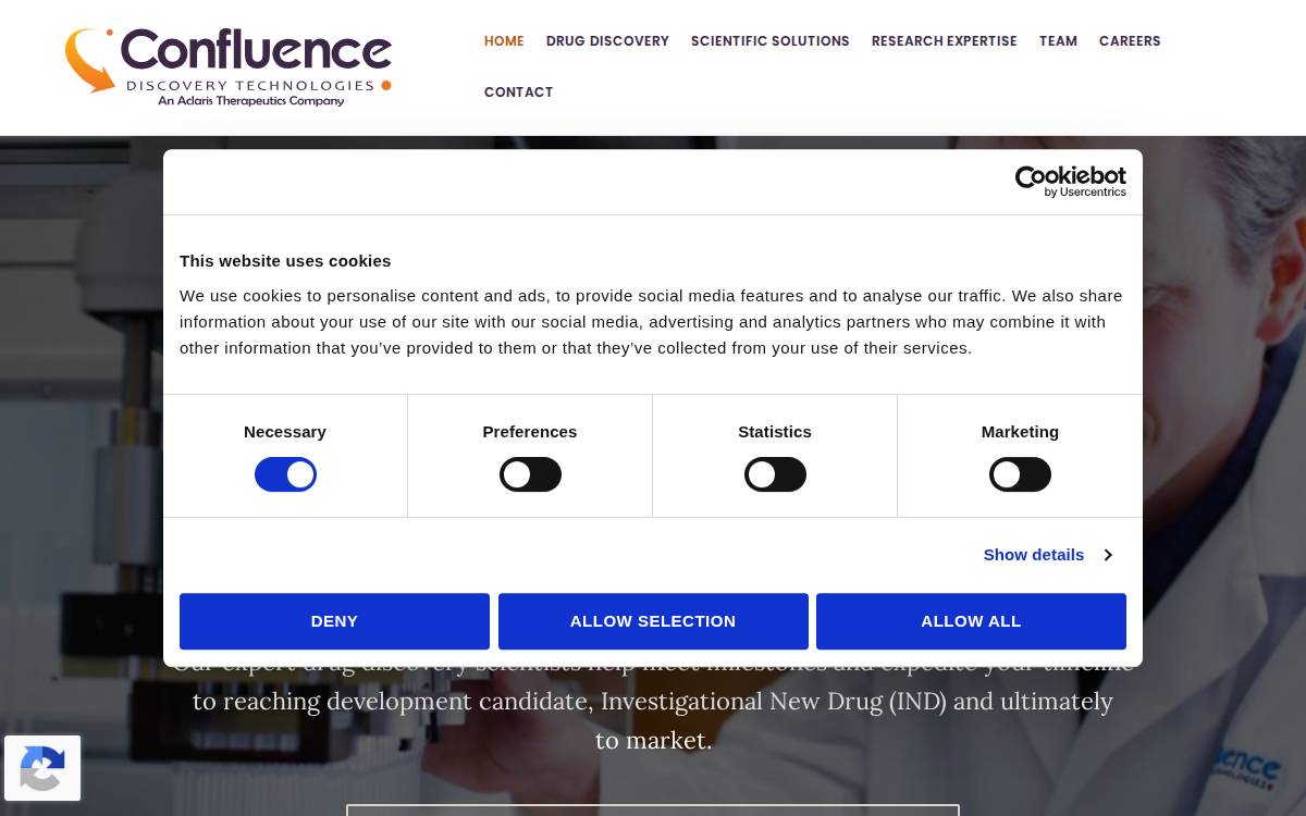 Confluence Discovery website preview