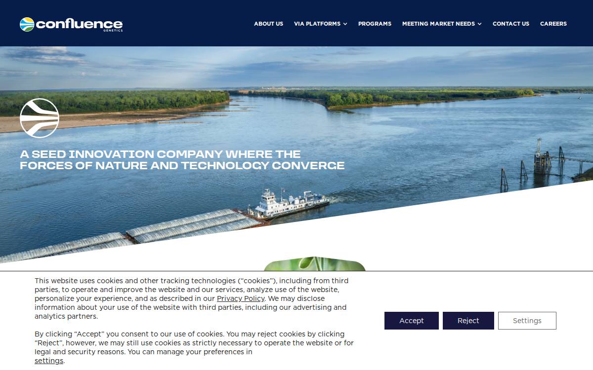 Confluence Genetics website preview