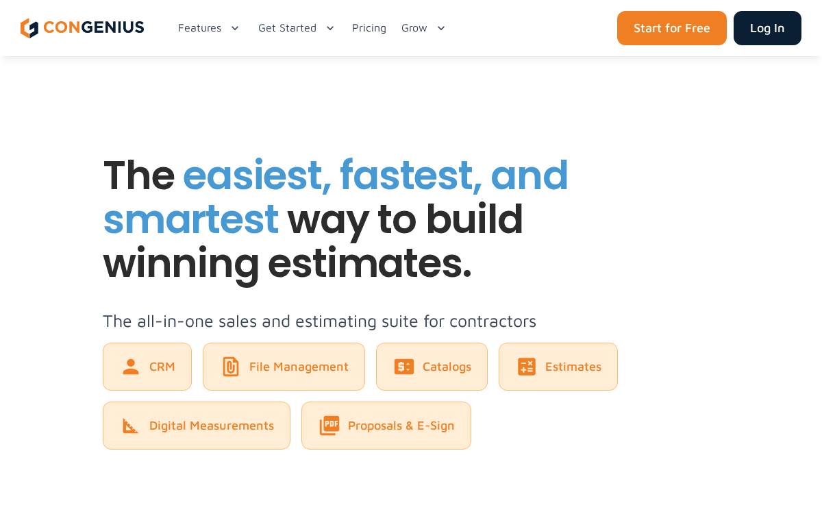 ConGenius website preview