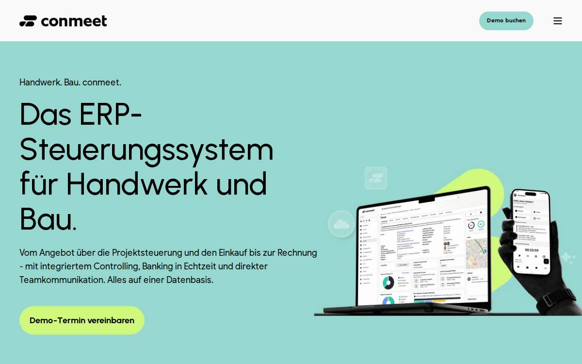 Conmeet website preview