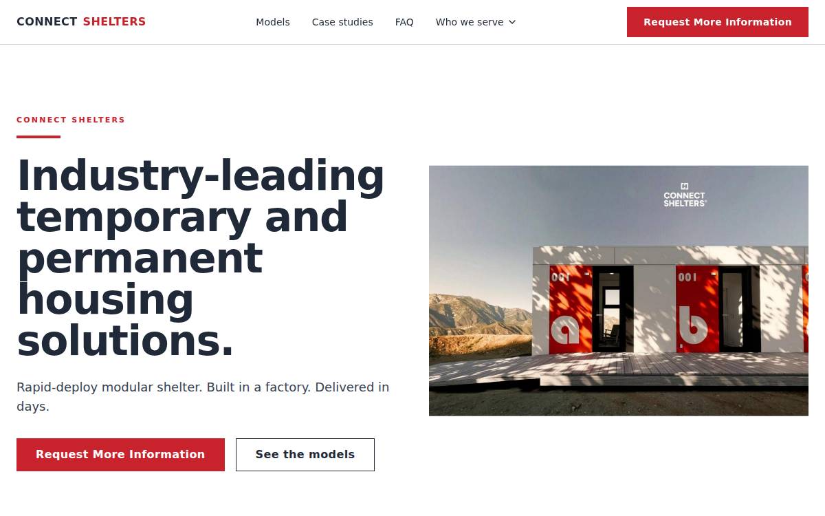 Connect Homes website preview