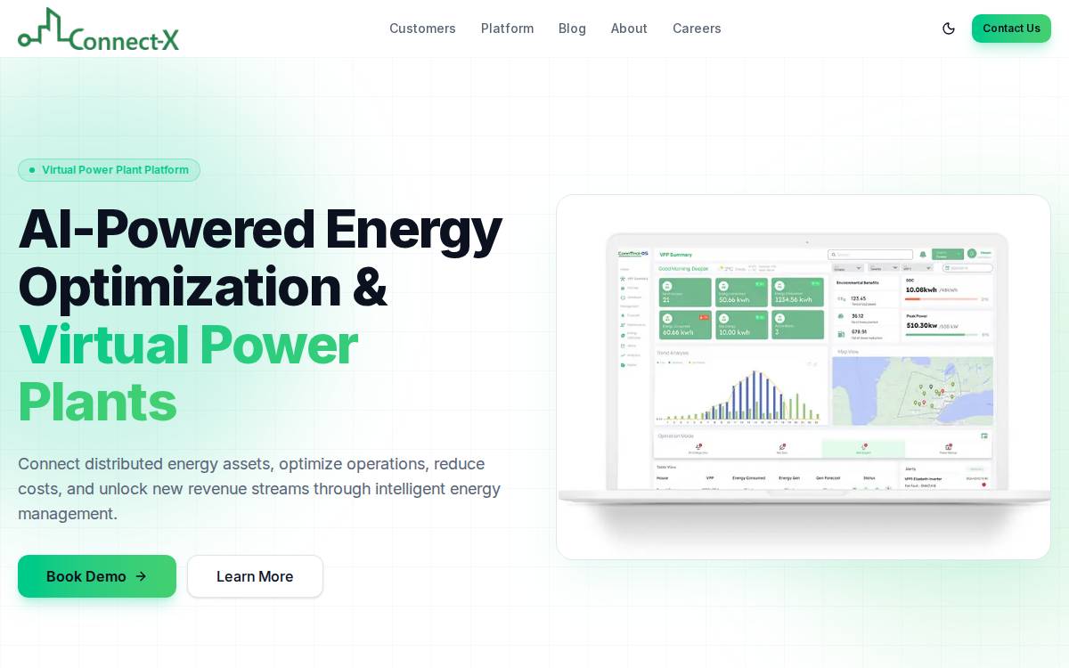 CONNECT X website preview